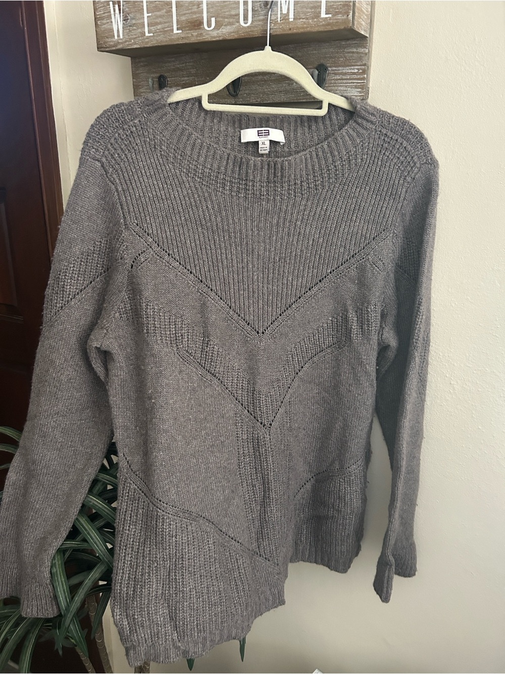 E3 by Etcetera Chevron Knit Sweater.